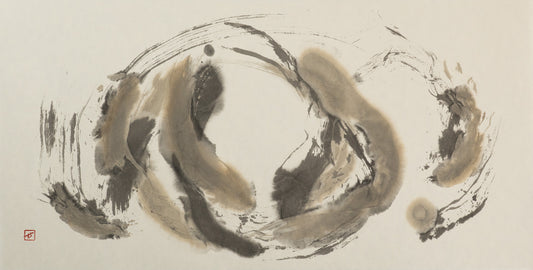 侵食 — Mukyo, sumi ink on paper
