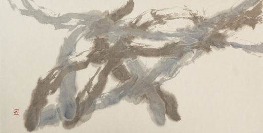 Breath — Mukyo, sumi ink on paper