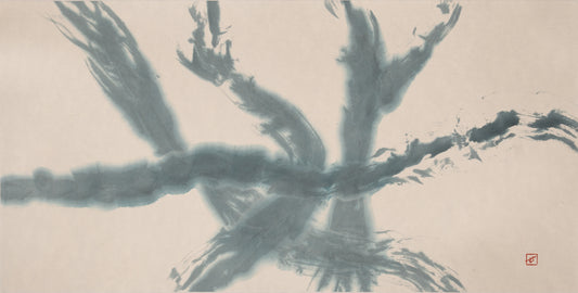 生命の水 — Mukyo, sumi ink on paper